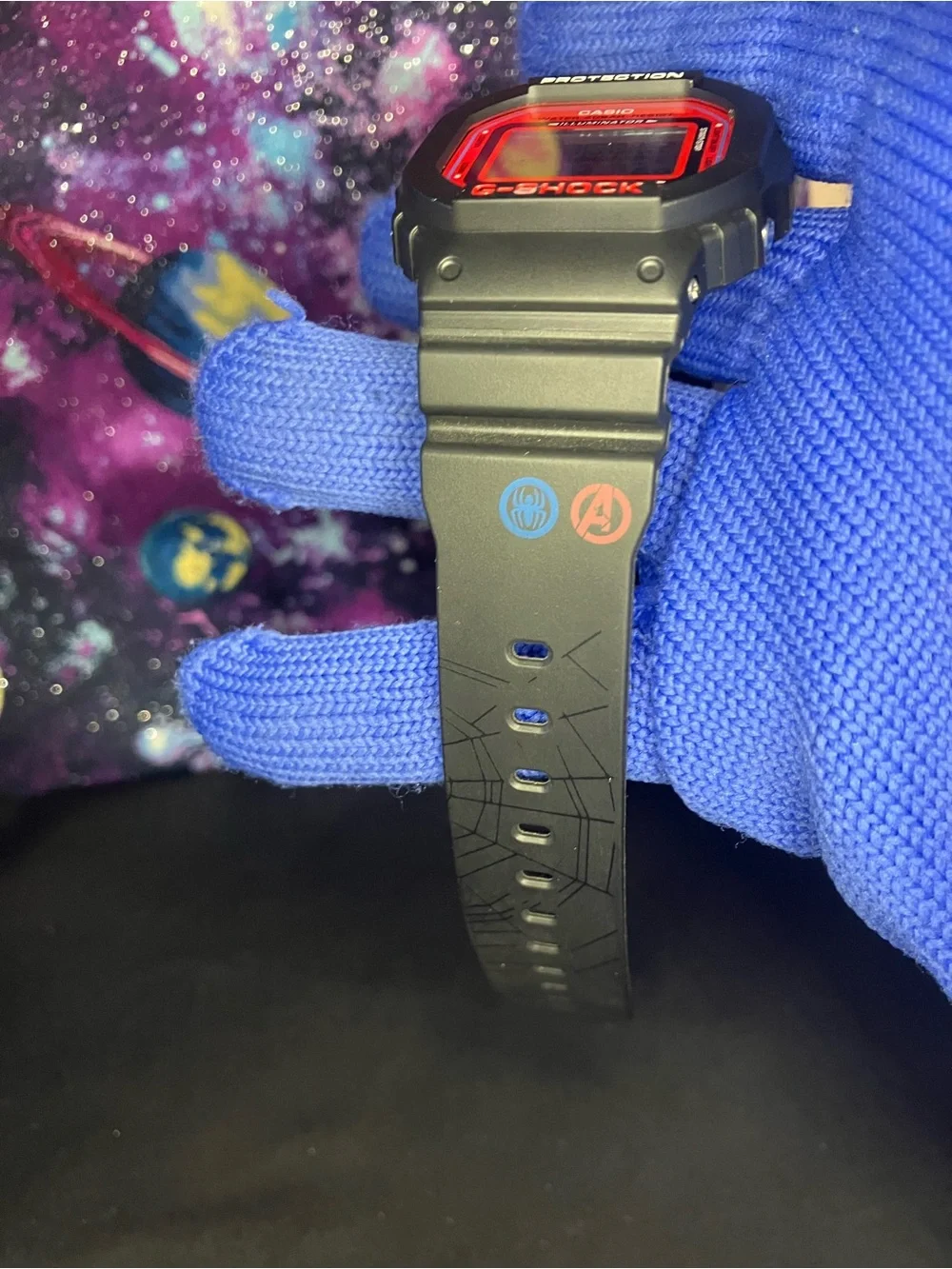 Custom G Shock Marvel Spider-Man Colorway